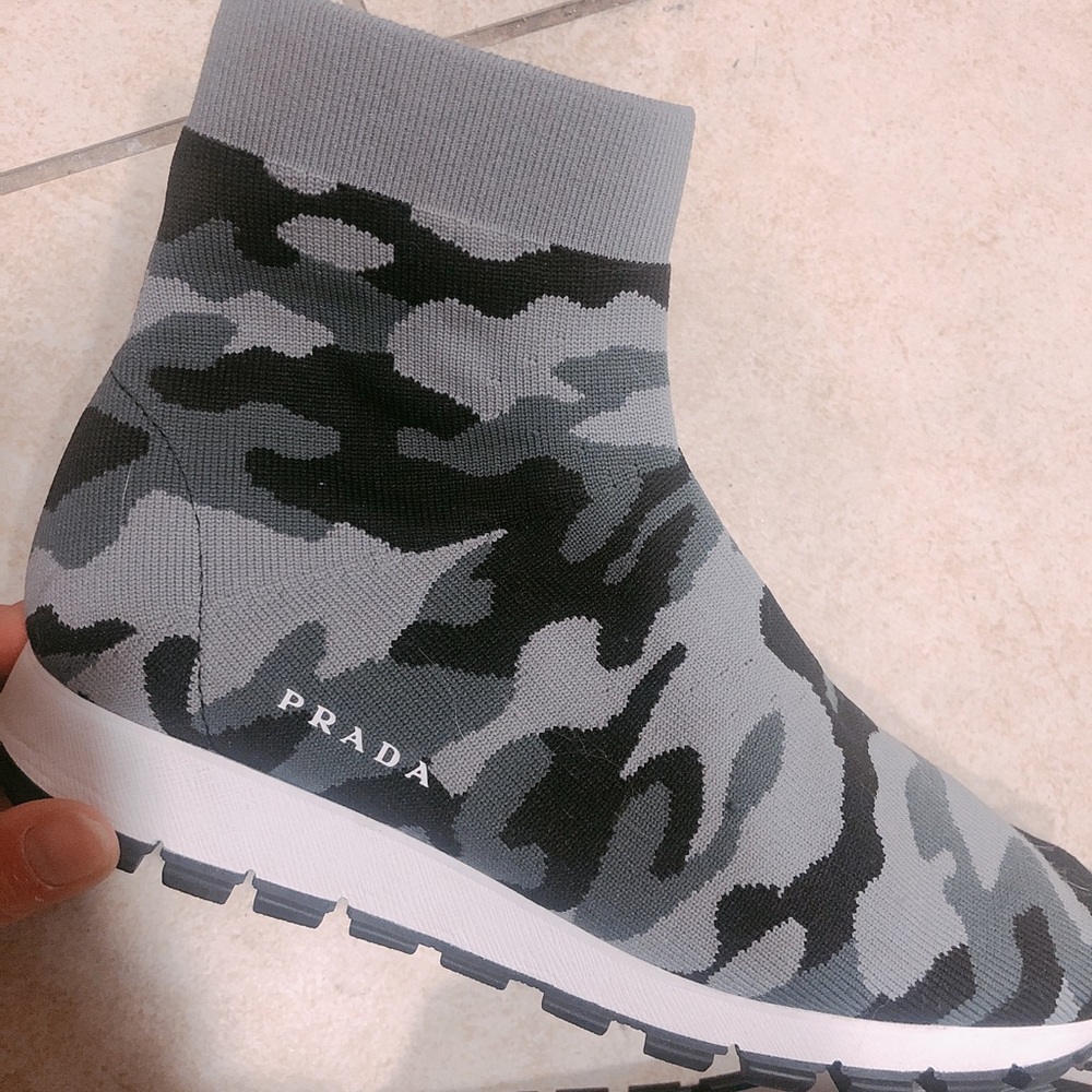 Authentic woman Prada sock shoes